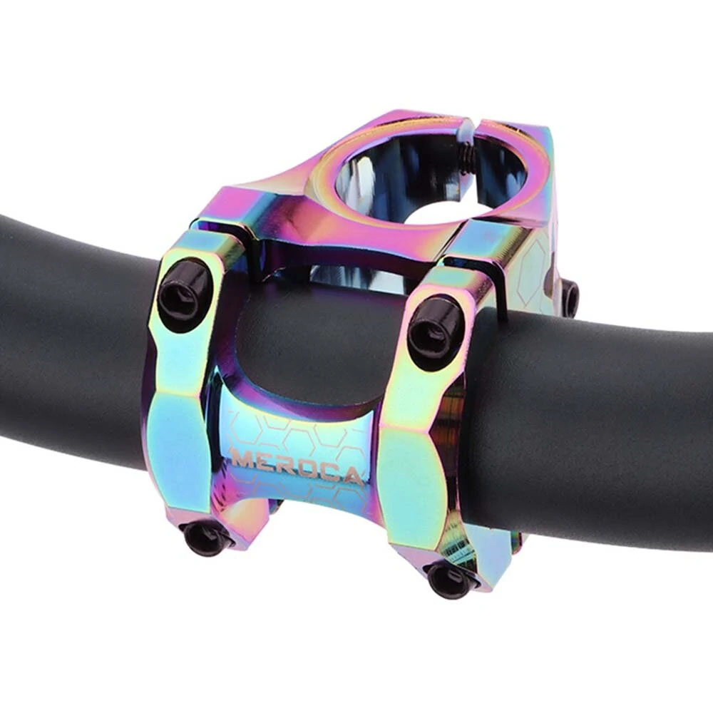 Short Handlebar Stem Anti Corrosion Ultralight Aluminium Alloy Bicycle Stem Wear Resistant Bike Handlebar Stem (image for) Short Handlebar Stem Anti Corrosion Ultralight Aluminium Alloy Bicycle Stem Wear Resistant Bike Handlebar Stem